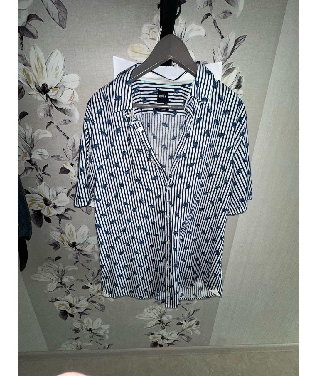 HUGO BOSS Мульти хлопко-леновое поло с коротким рукавом, фото 6