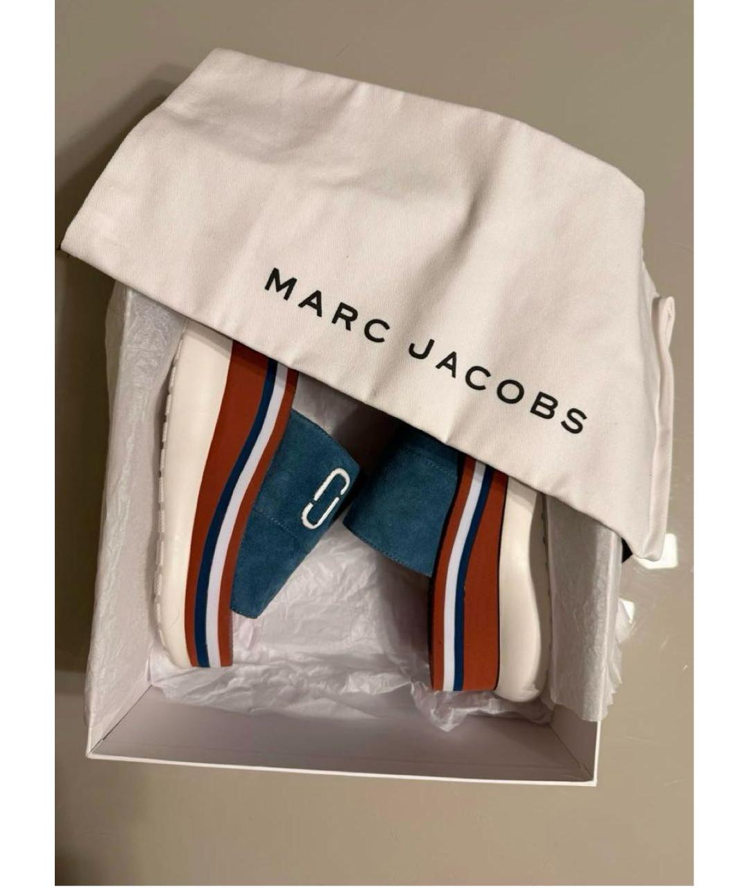 MARC JACOBS Мульти замшевые шлепанцы, фото 6