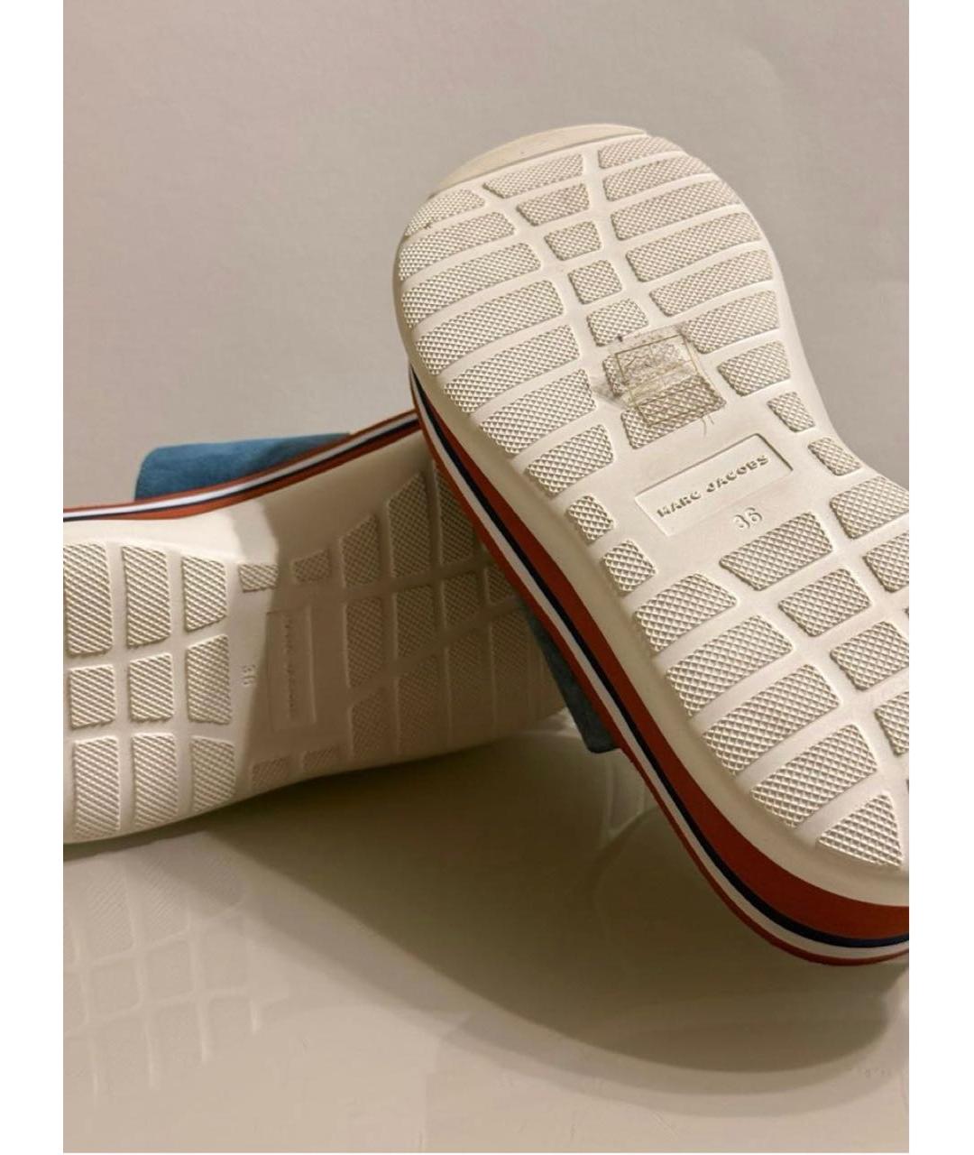 MARC JACOBS Мульти замшевые шлепанцы, фото 5