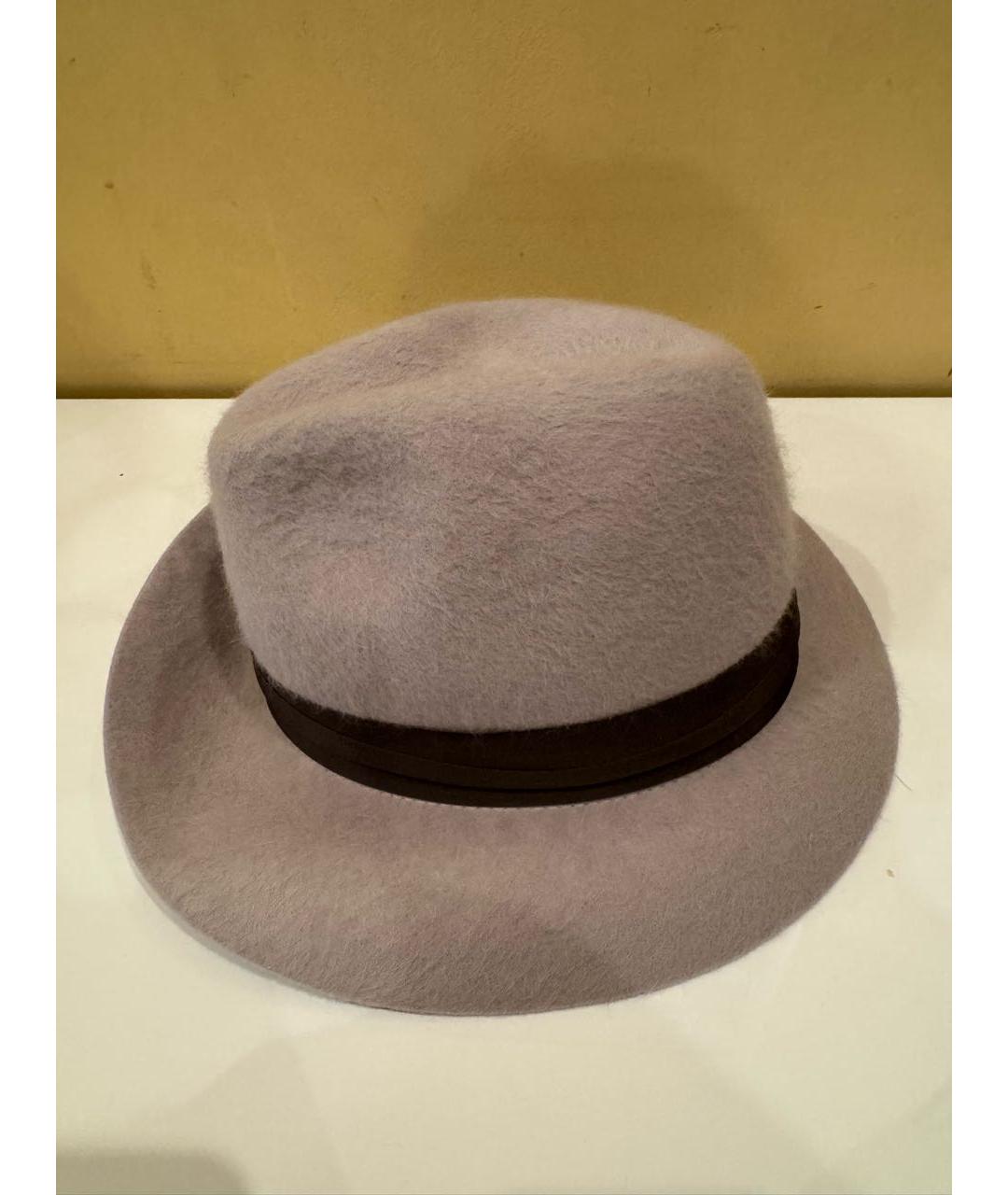 LORO PIANA Антрацитовая шерстяная шляпа, фото 3