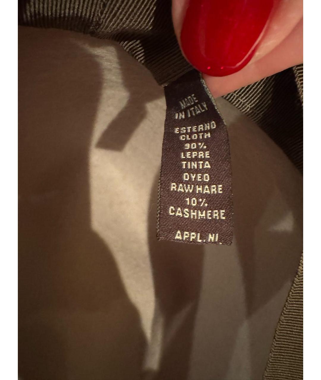 LORO PIANA Антрацитовая шерстяная шляпа, фото 5