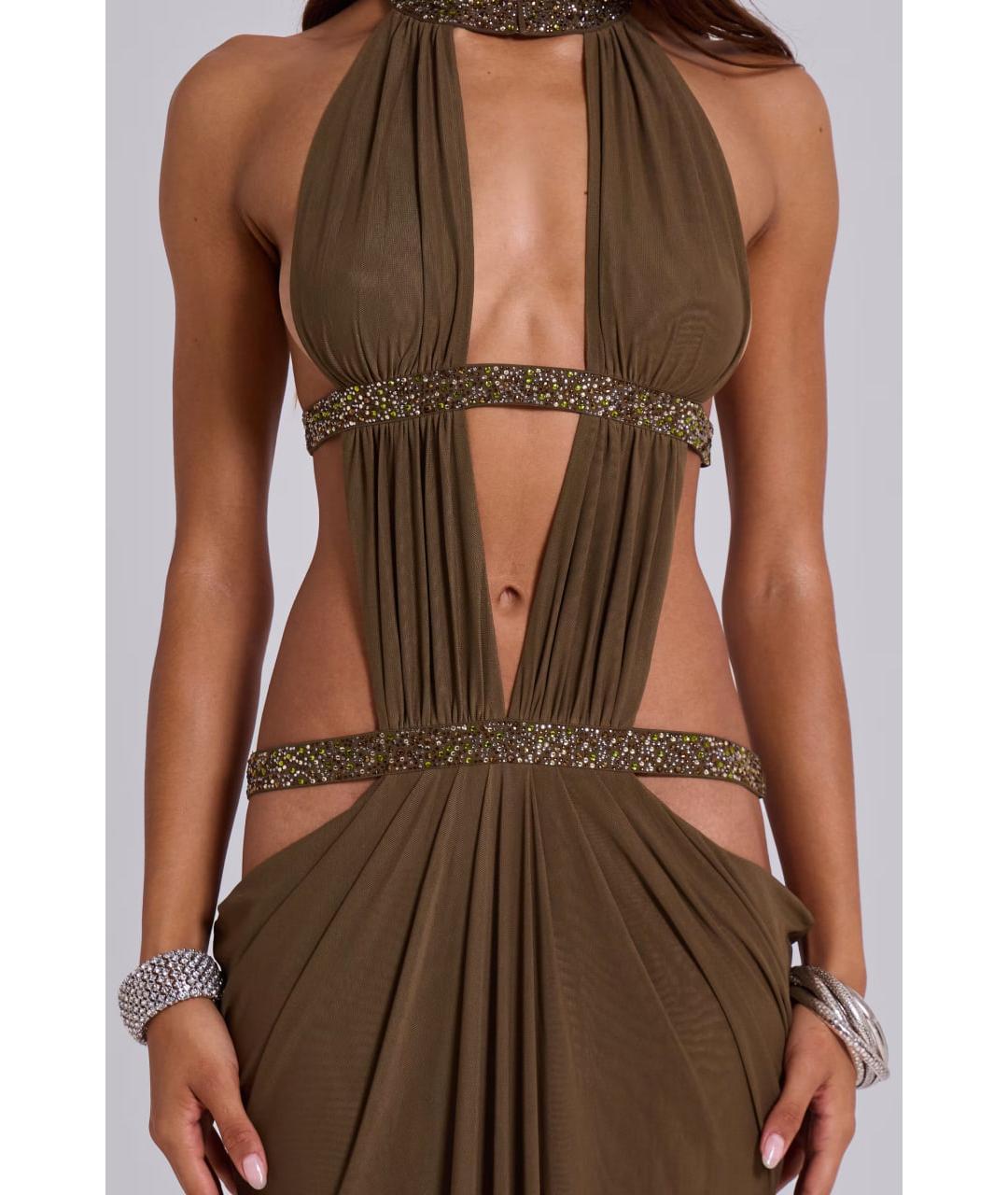 JADED LONDON Бежевое вечернее платье, фото 5