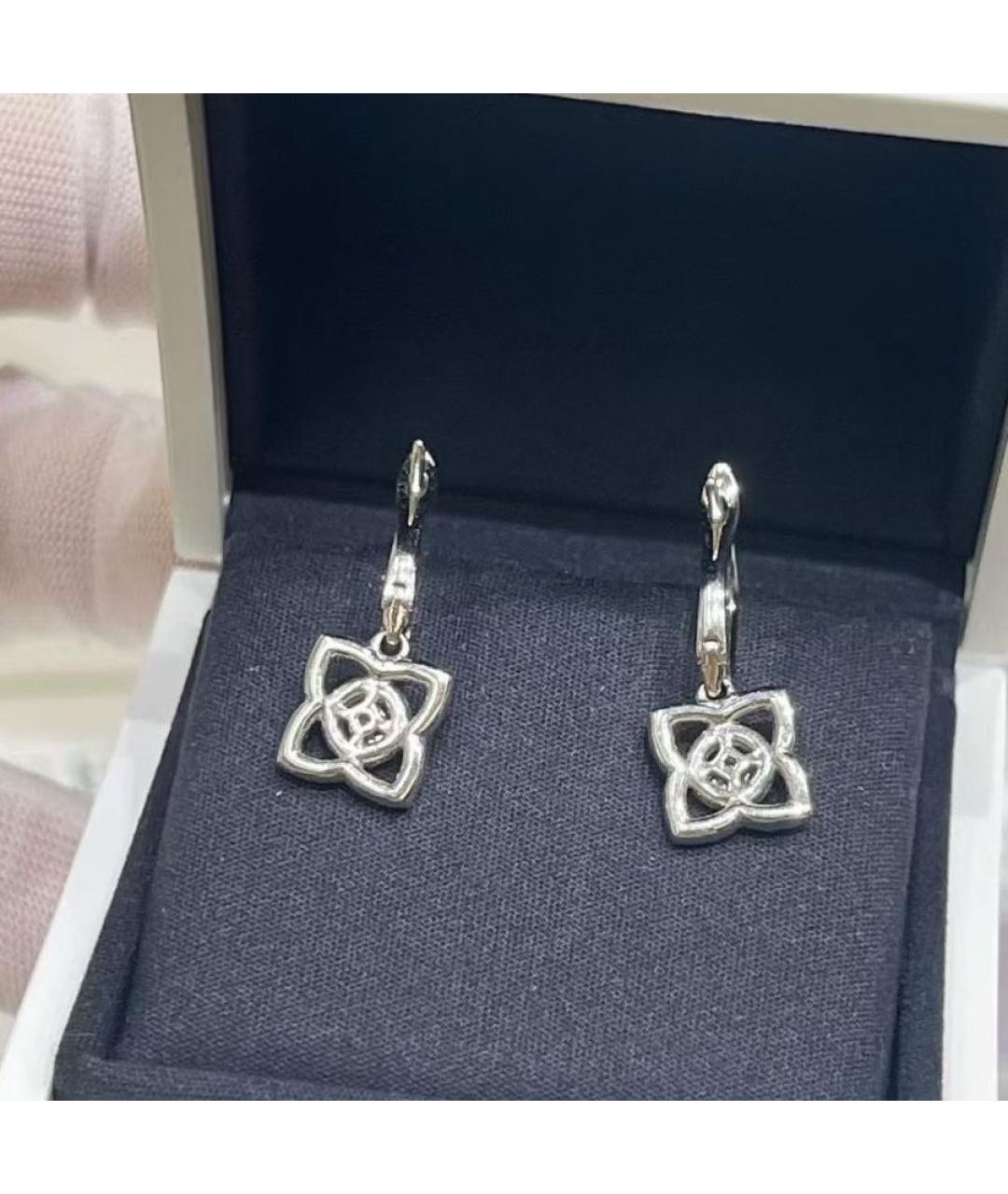 DE BEERS Белые серьги из белого золота, фото 5