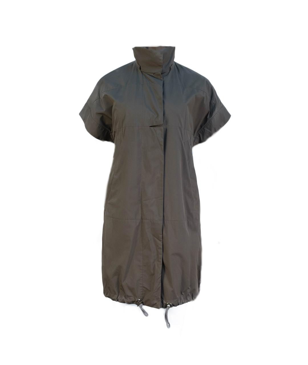 GUCCI Коричневый полиэстеровый тренч/плащ, фото 6