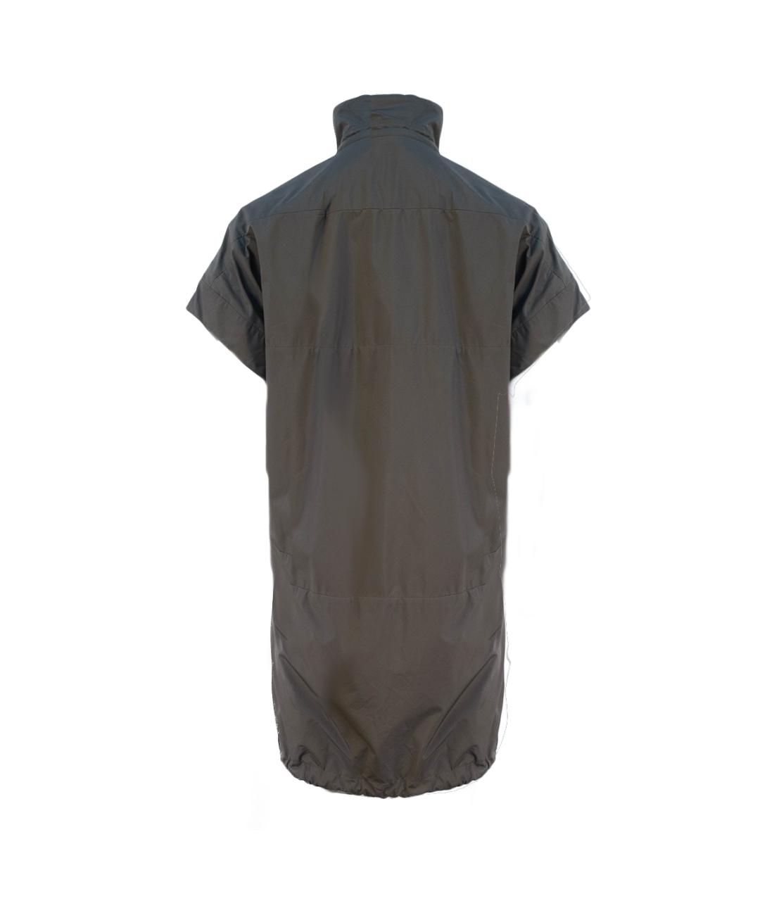 GUCCI Коричневый полиэстеровый тренч/плащ, фото 2