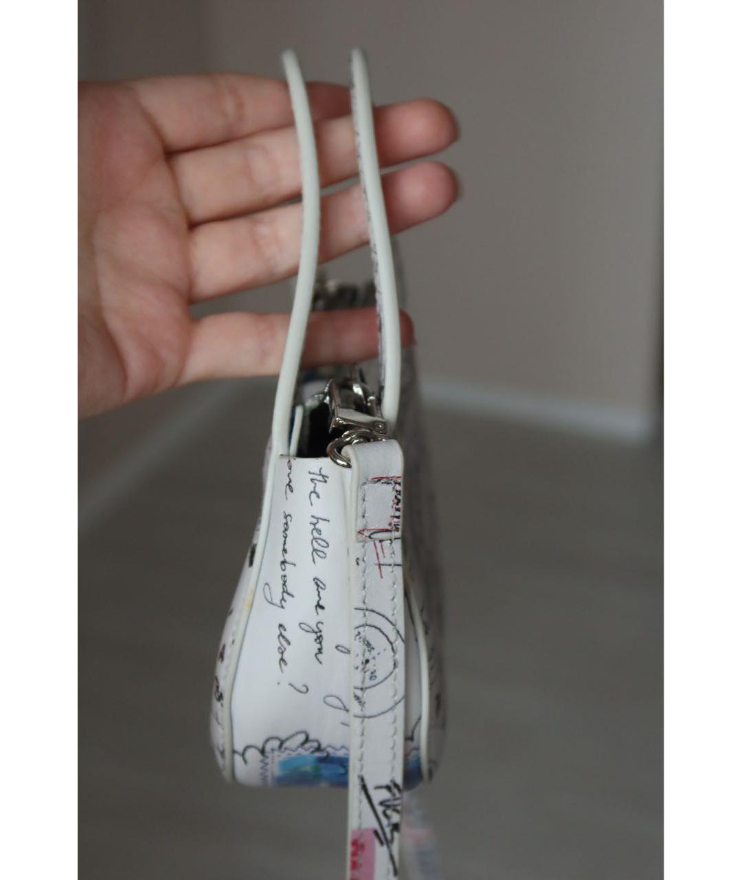 COPERNI Белая кожаная сумка с короткими ручками, фото 2