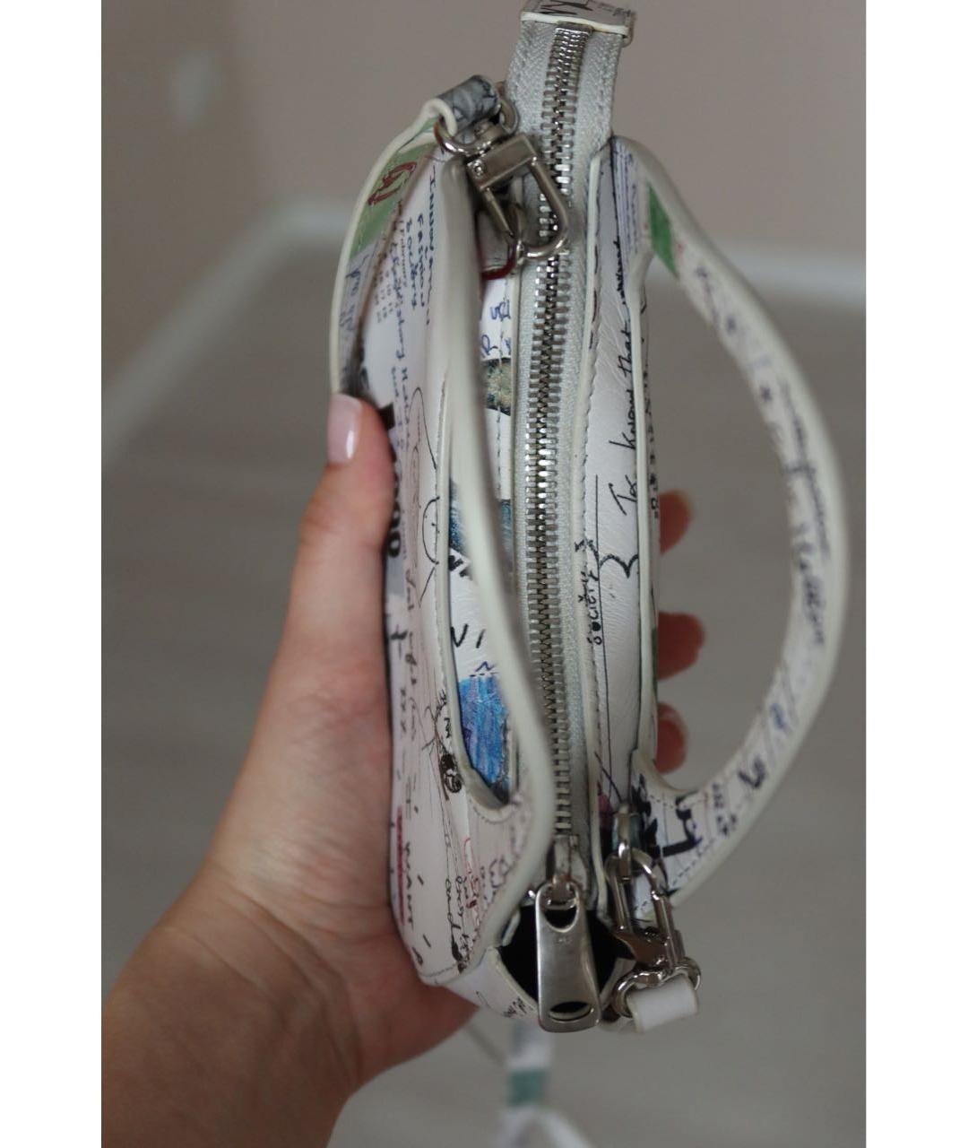 COPERNI Белая кожаная сумка с короткими ручками, фото 5