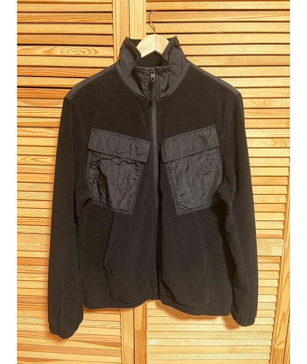 CALVIN KLEIN Черная полиэстеровая куртка, фото 6