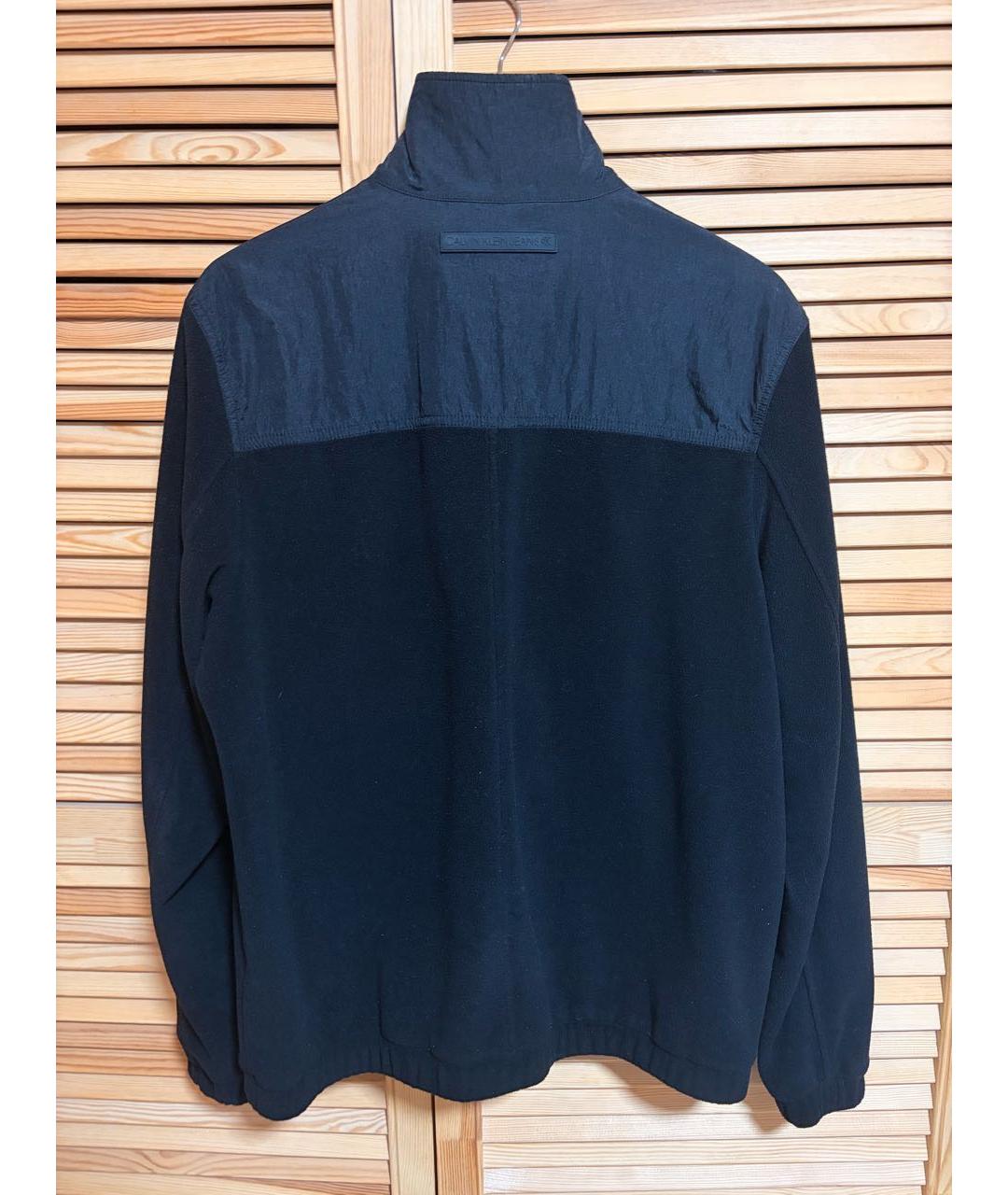 CALVIN KLEIN Черная полиэстеровая куртка, фото 2