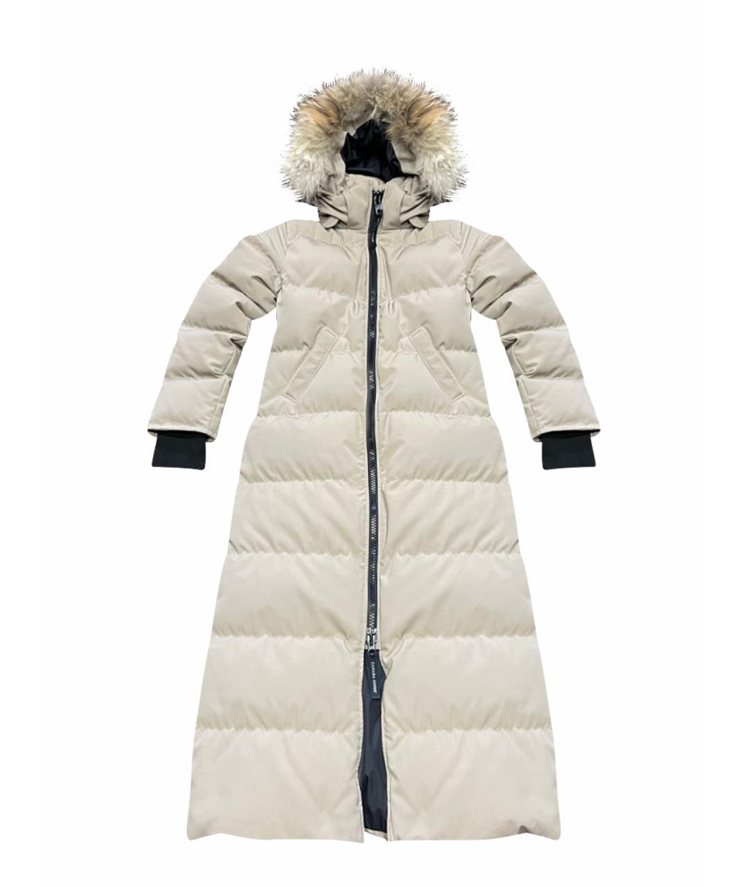 CANADA GOOSE Бежевый пуховик, фото 1