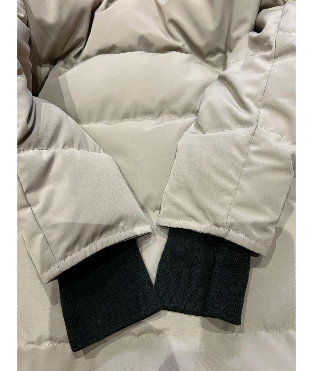 CANADA GOOSE Бежевый пуховик, фото 5