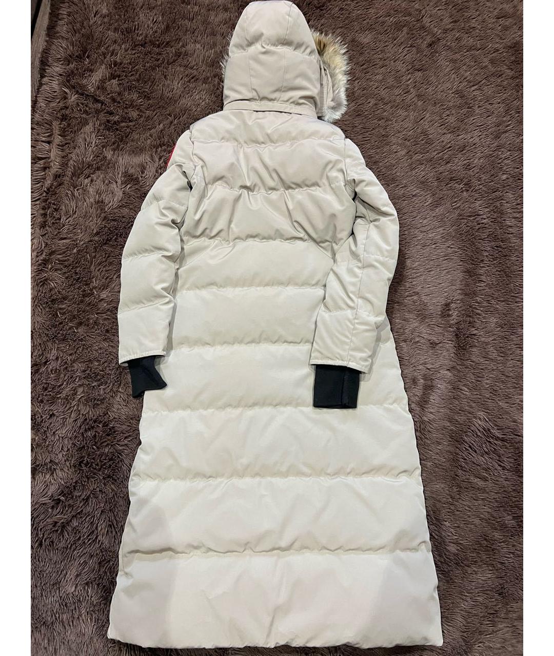 CANADA GOOSE Бежевый пуховик, фото 2