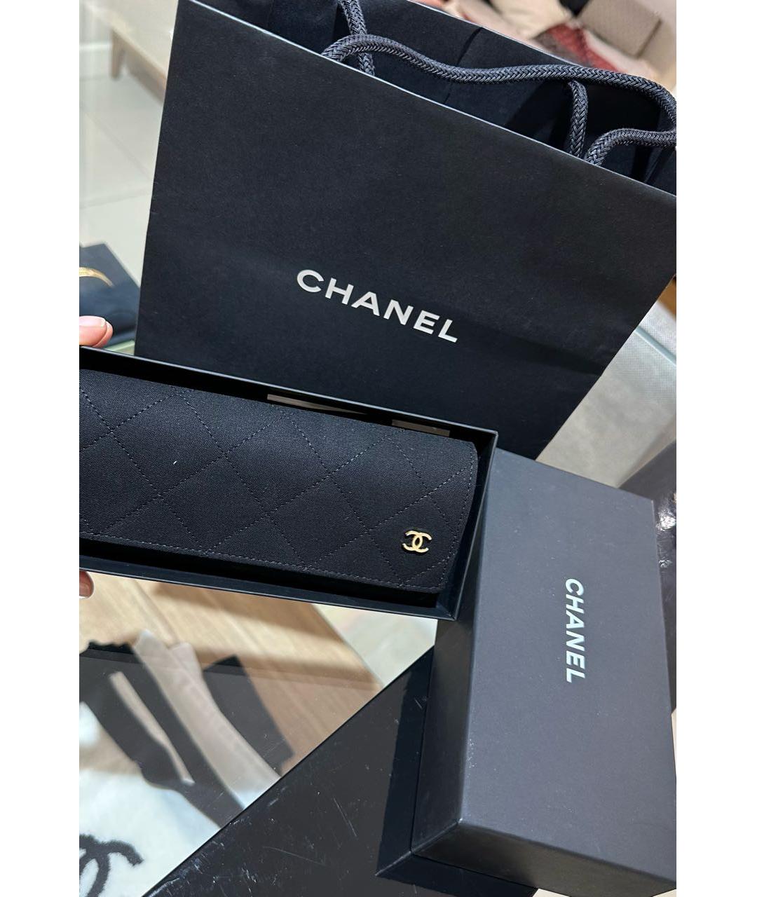 CHANEL Золотые металлические солнцезащитные очки, фото 4