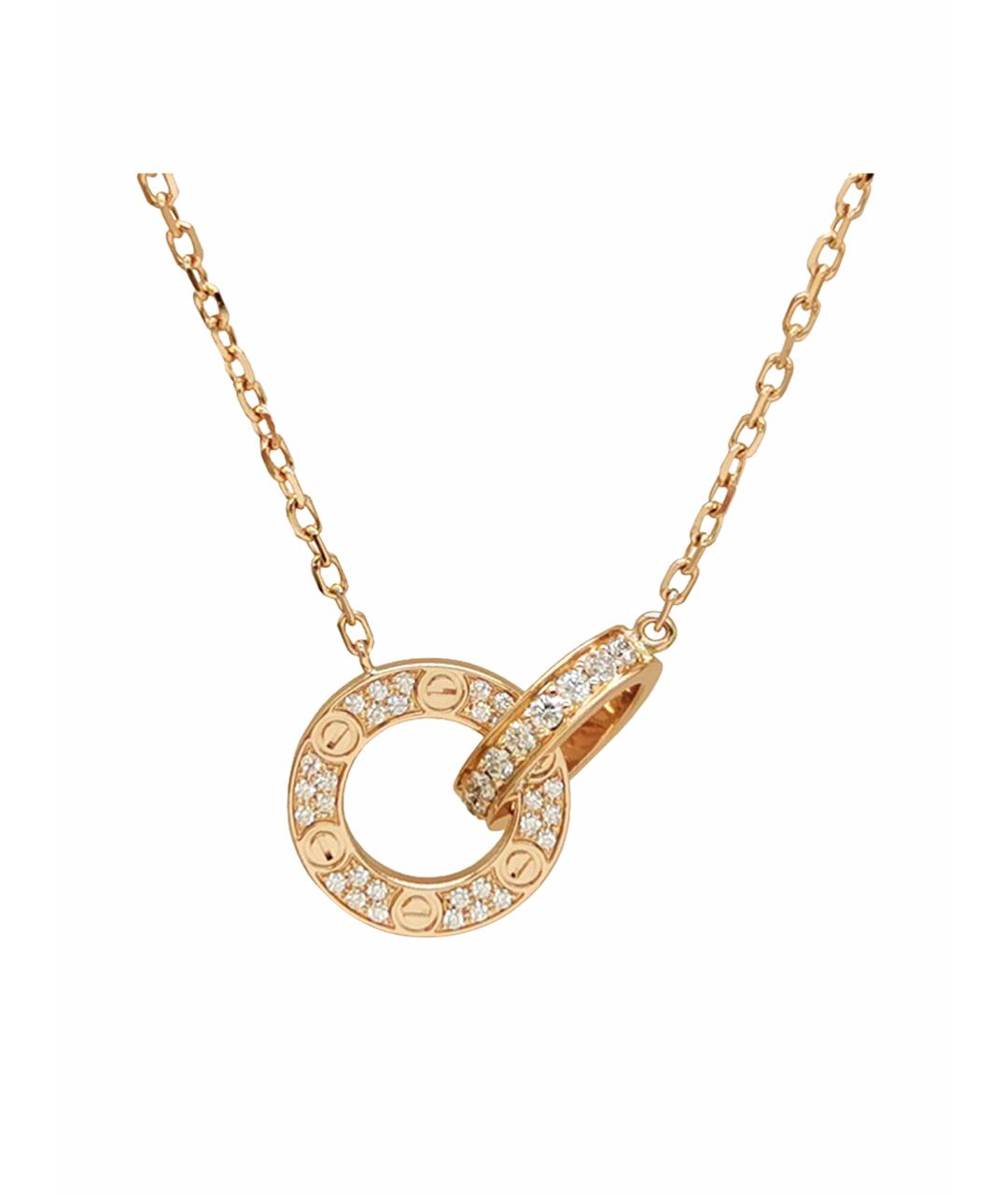 CARTIER Золотое колье из розового золота, фото 1