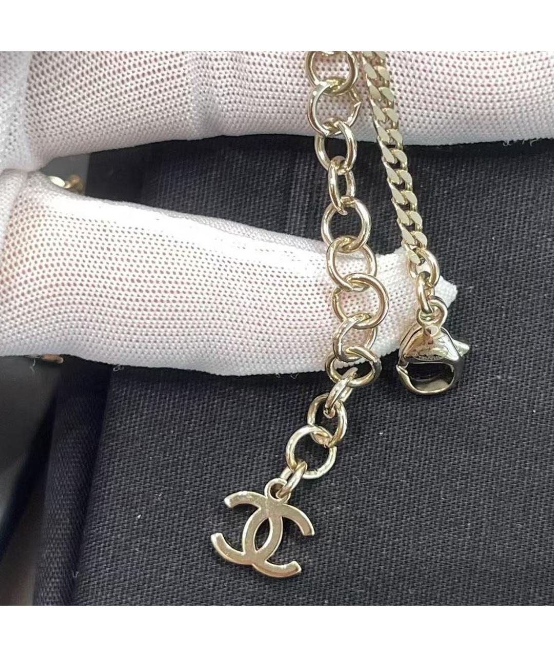 CHANEL Серебряное металлическое колье, фото 5