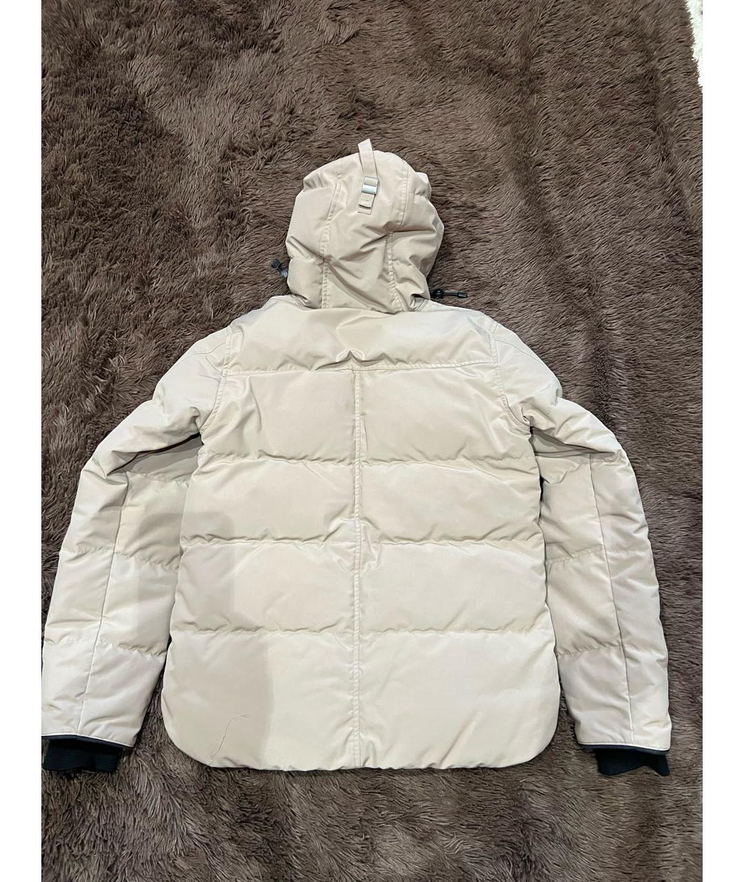 CANADA GOOSE Бежевый пуховик, фото 2