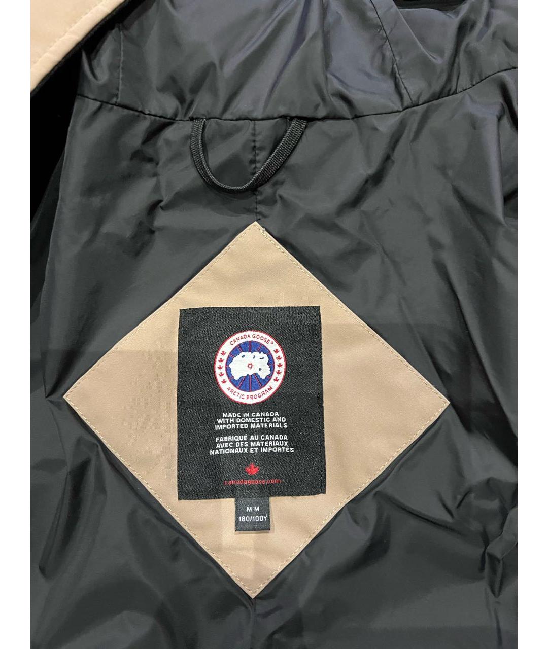 CANADA GOOSE Бежевый пуховик, фото 7