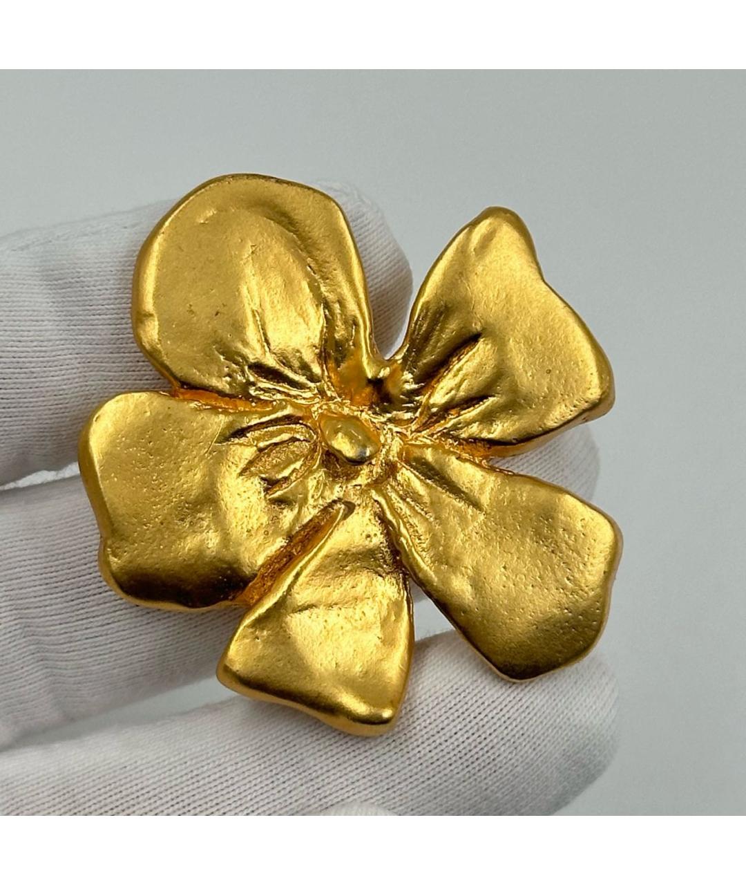 KENZO Золотая позолоченная булавка / брошь, фото 3