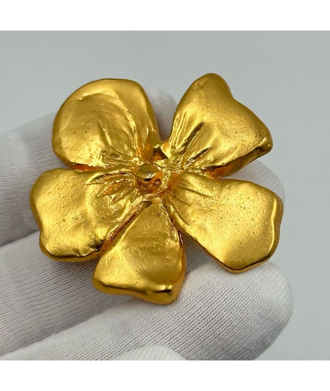 KENZO Золотая позолоченная булавка / брошь, фото 4