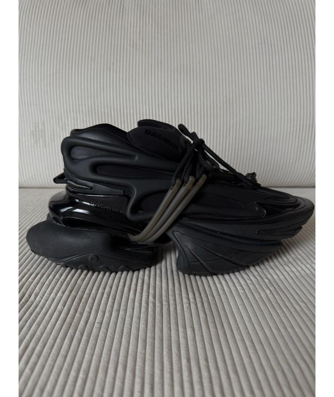 BALMAIN Черные кроссовки, фото 8
