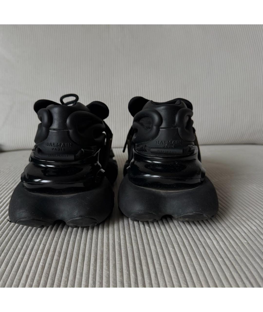 BALMAIN Черные кроссовки, фото 4
