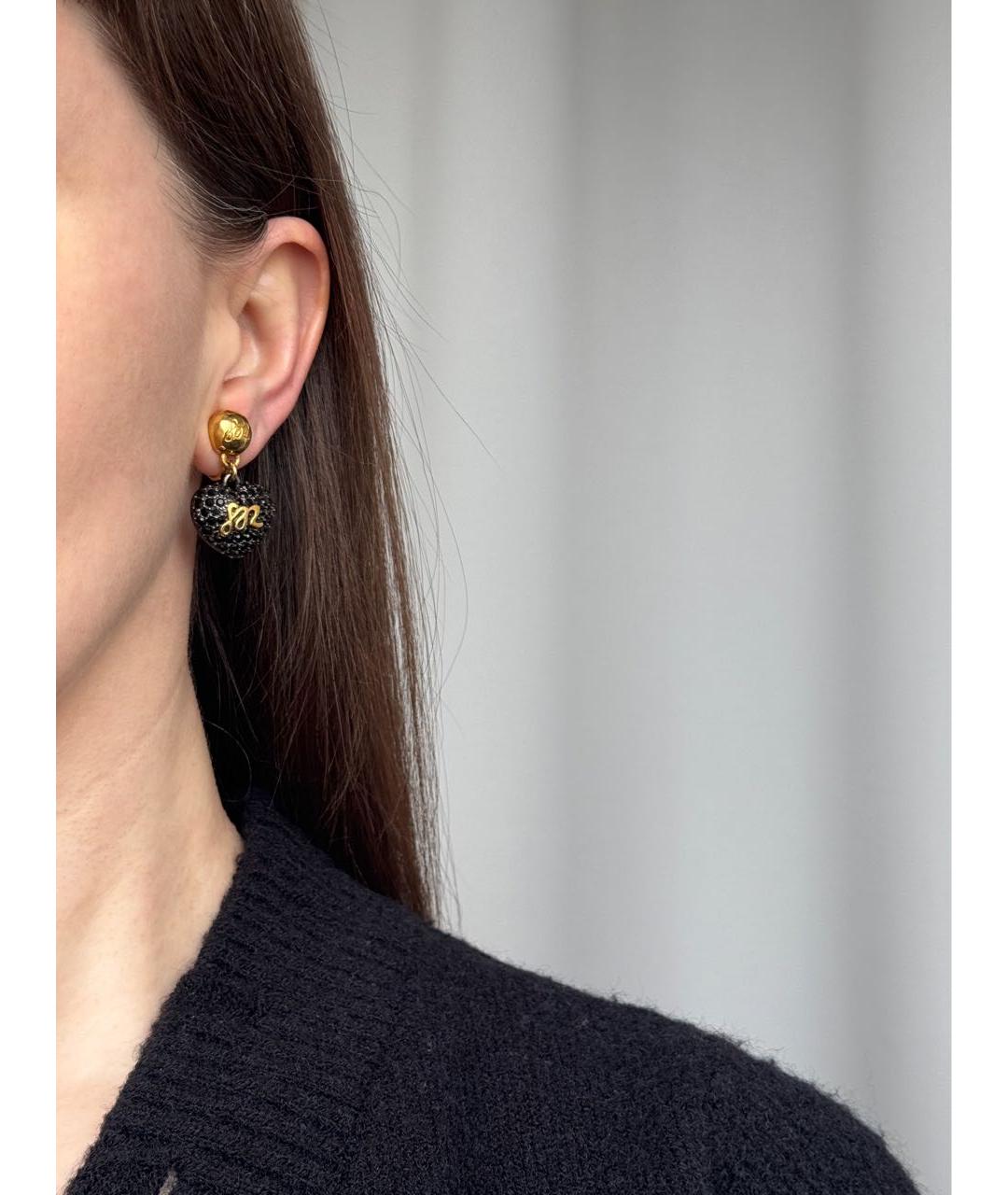 SONIA RYKIEL Золотые позолоченные клипсы, фото 6