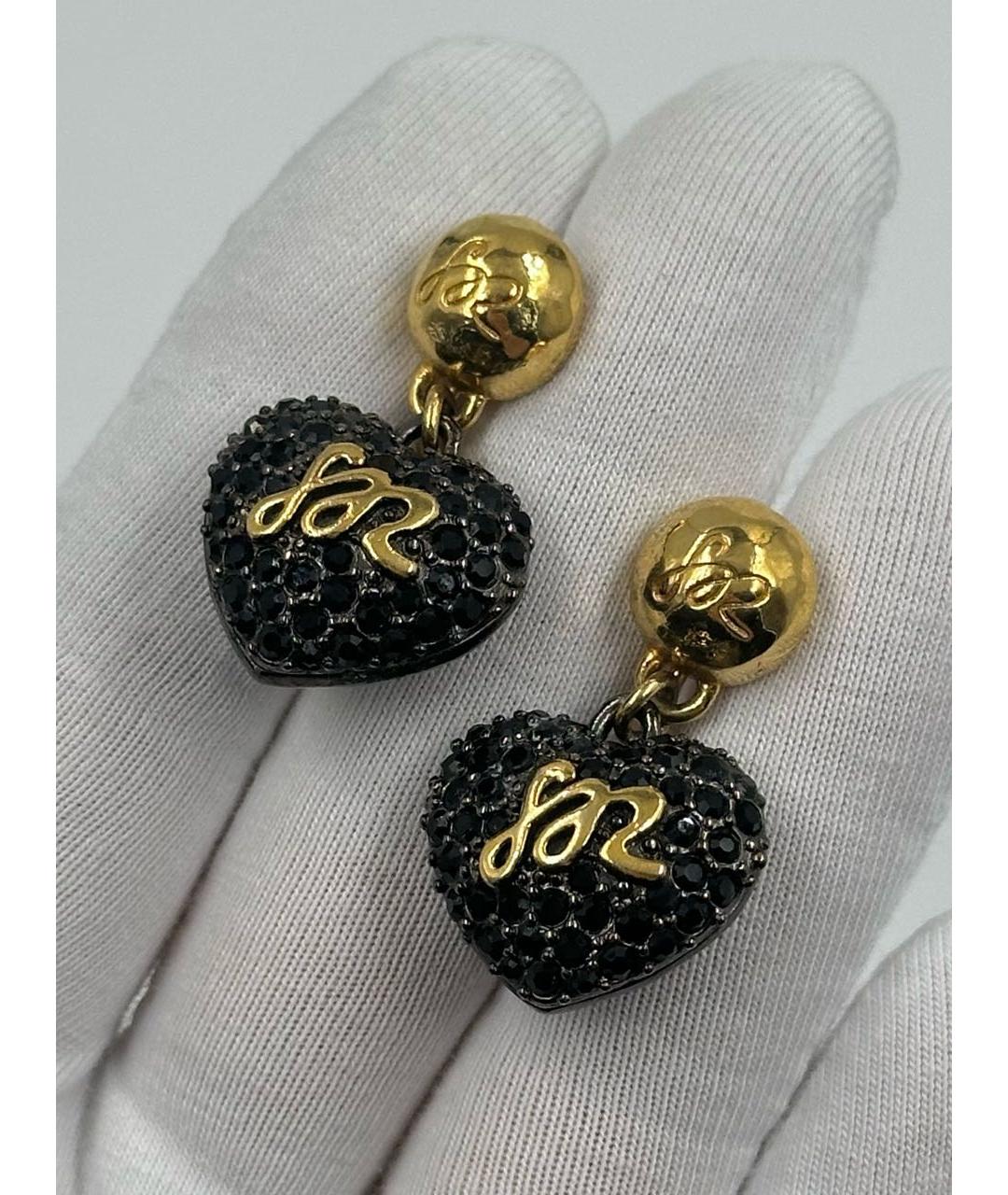 SONIA RYKIEL Золотые позолоченные клипсы, фото 5