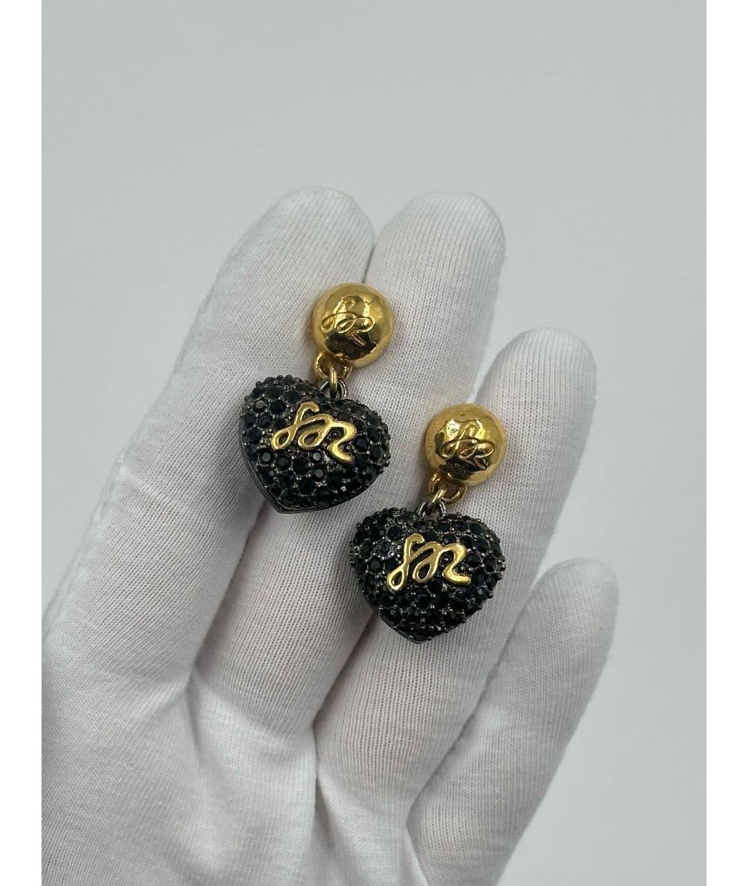 SONIA RYKIEL Золотые позолоченные клипсы, фото 4