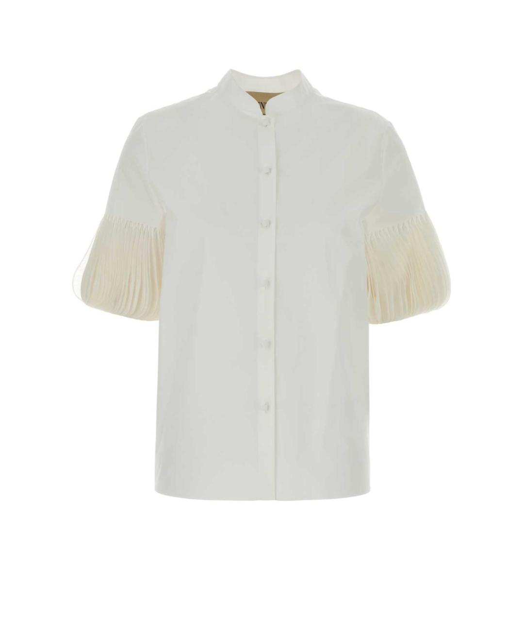 VALENTINO Белая хлопковая рубашка, фото 1