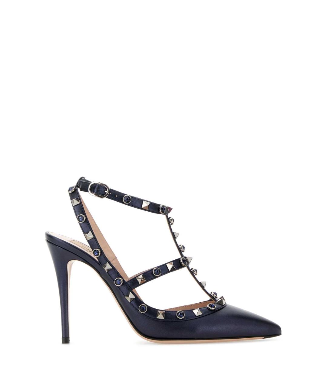 VALENTINO Синие кожаные туфли, фото 1