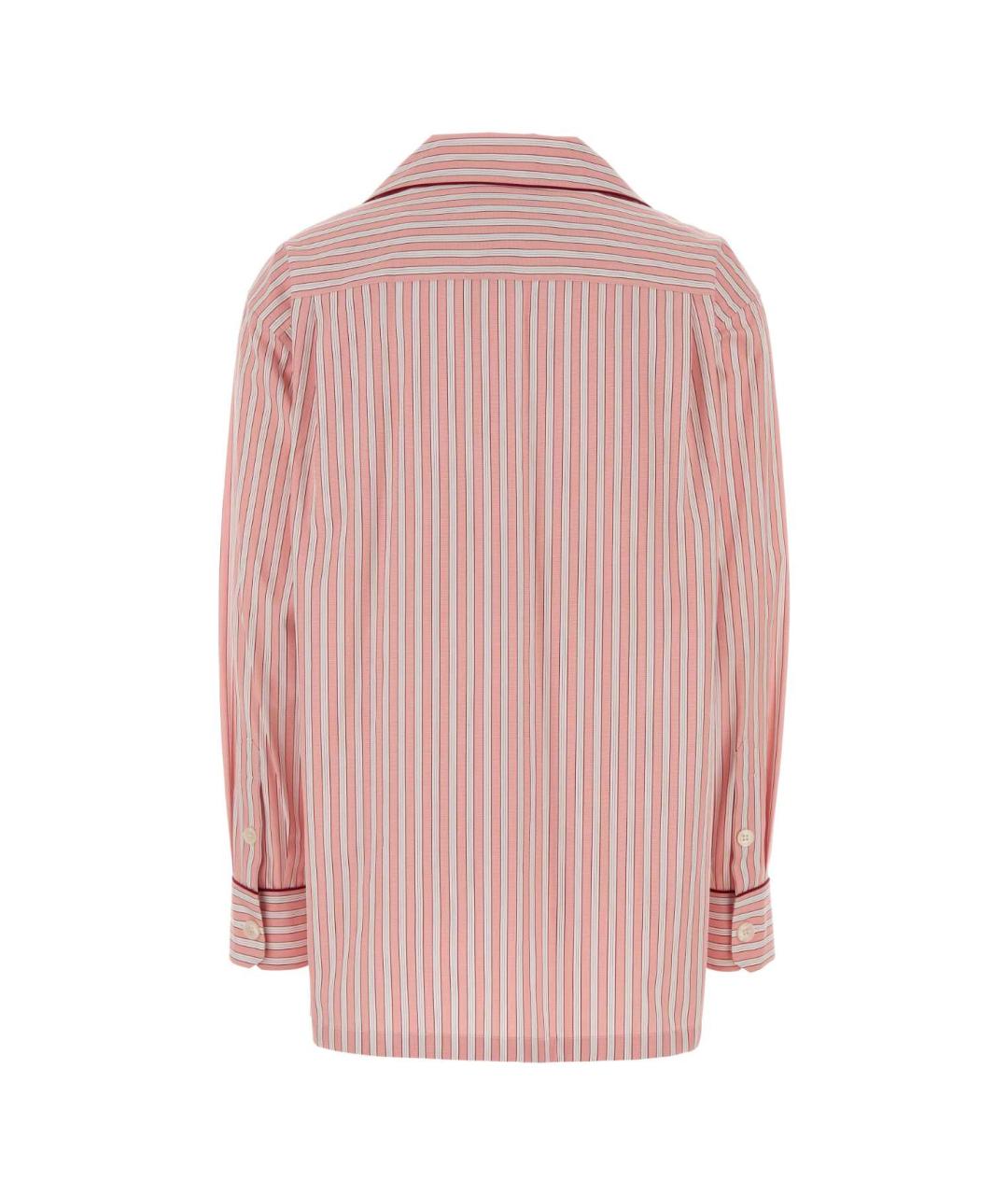 DOLCE&GABBANA Розовая хлопковая рубашка, фото 2