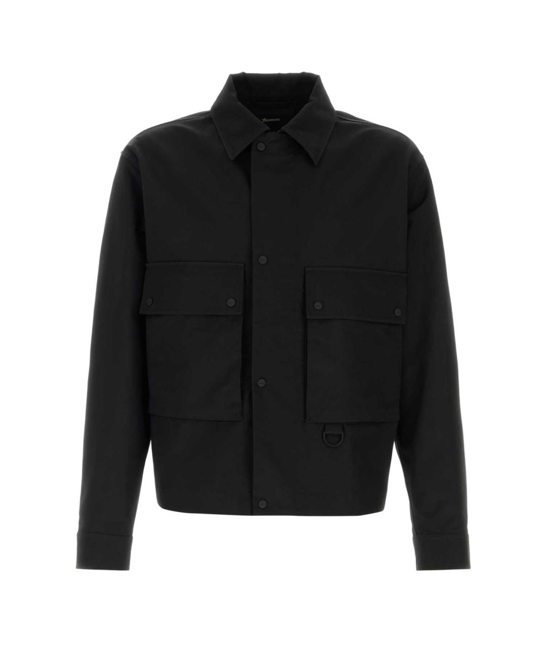 HERNO Черная хлопковая куртка, фото 1