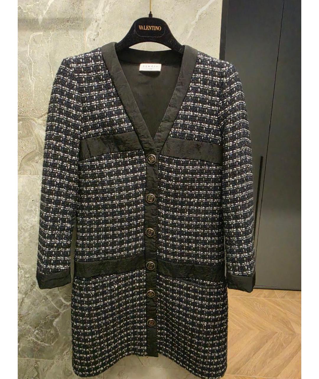 SANDRO Мульти твидовое повседневное платье, фото 5