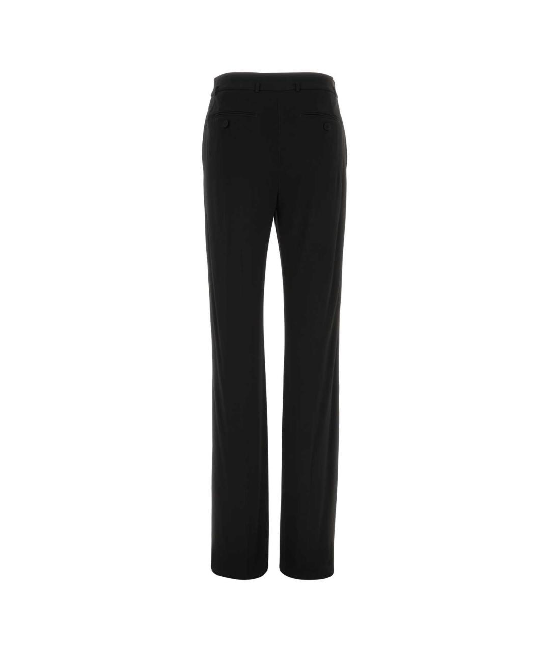 TOM FORD Черные вискозные прямые брюки, фото 2