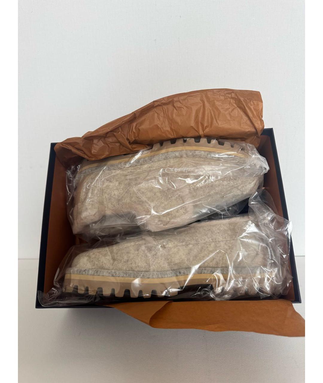 LE SILLA Бежевые лоферы, фото 5