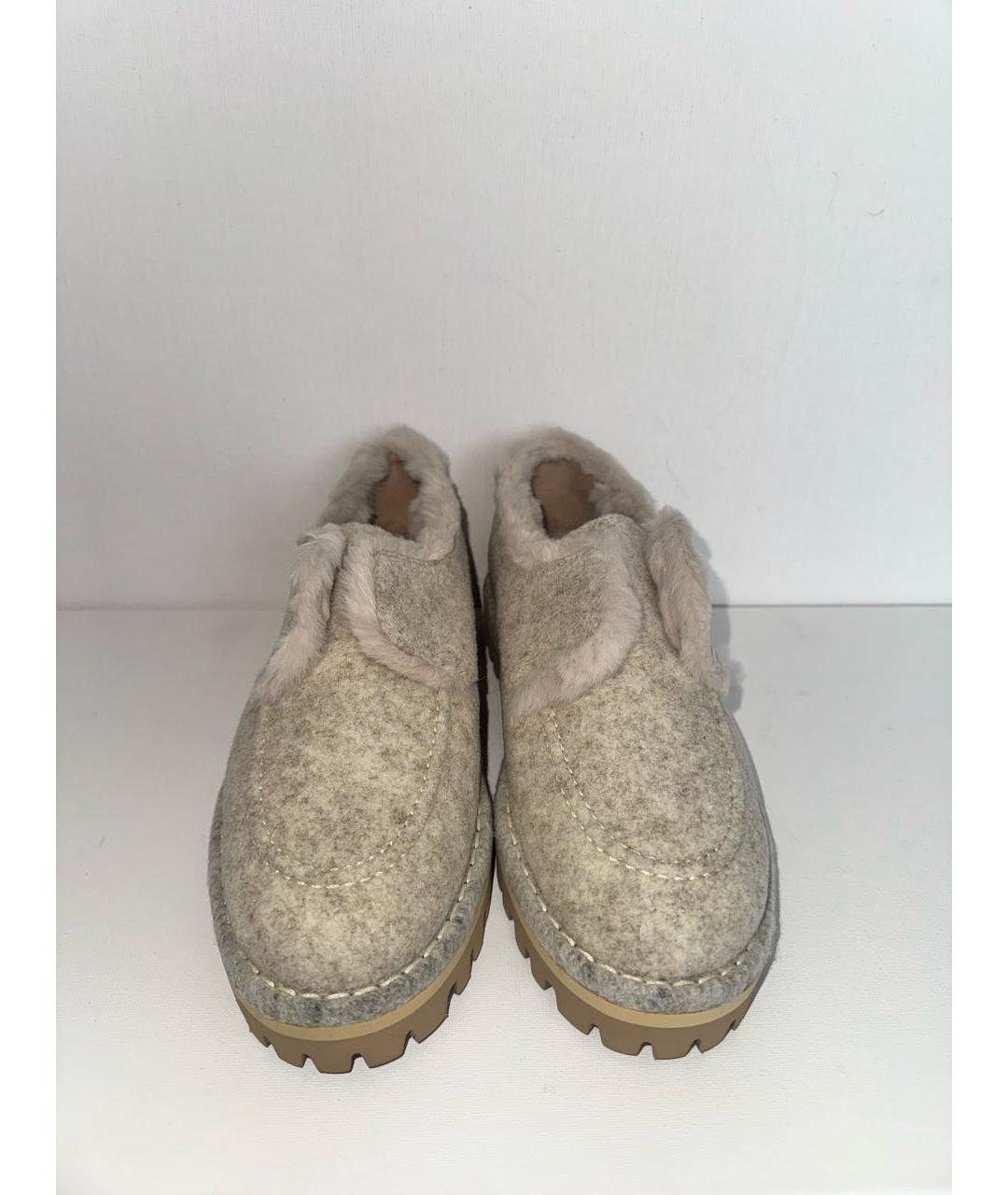 LE SILLA Бежевые лоферы, фото 2