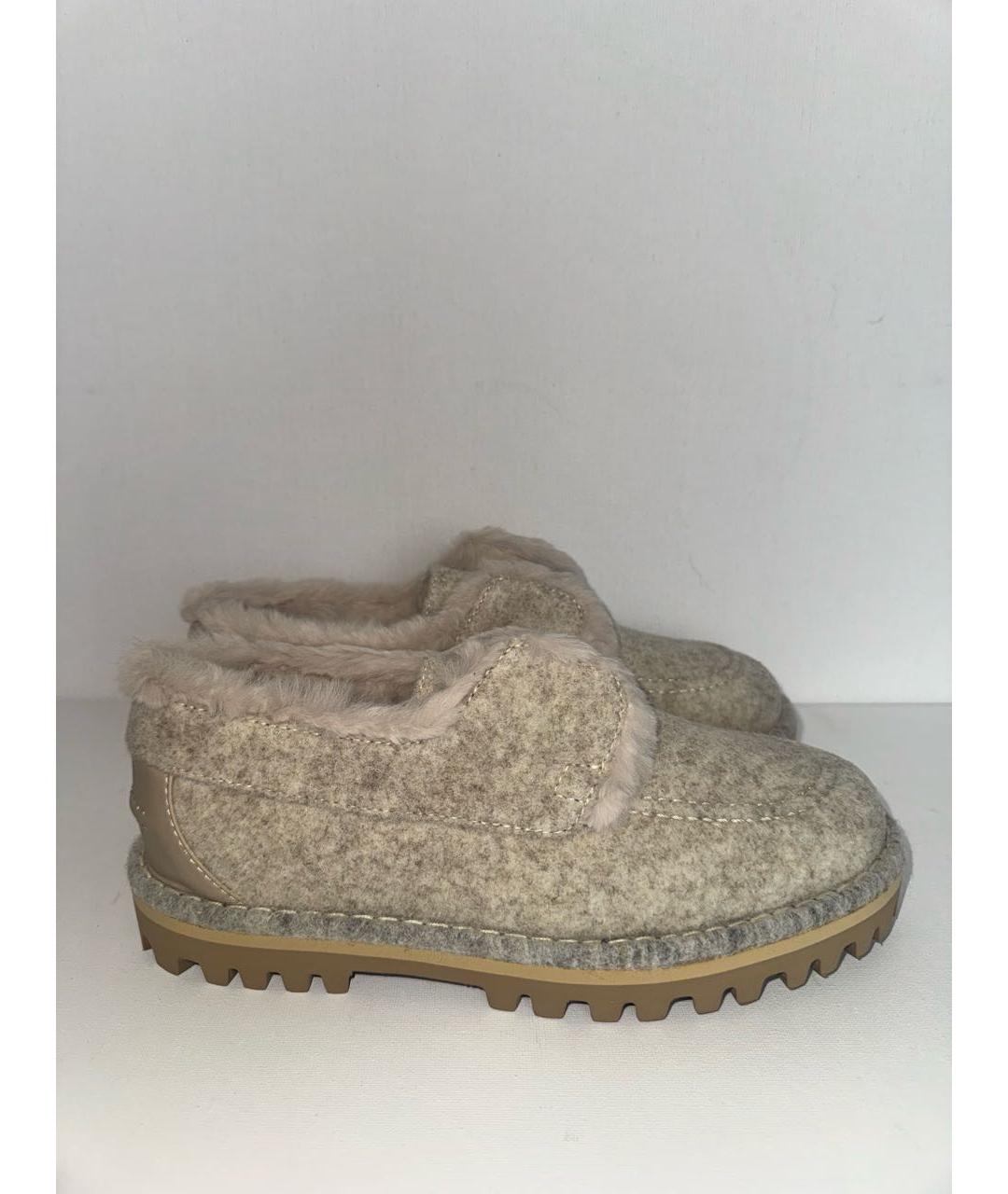 LE SILLA Бежевые лоферы, фото 9