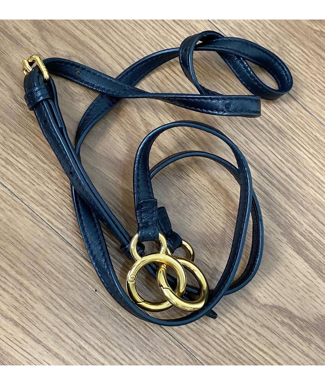 FENDI Черная кожаная сумка тоут, фото 4