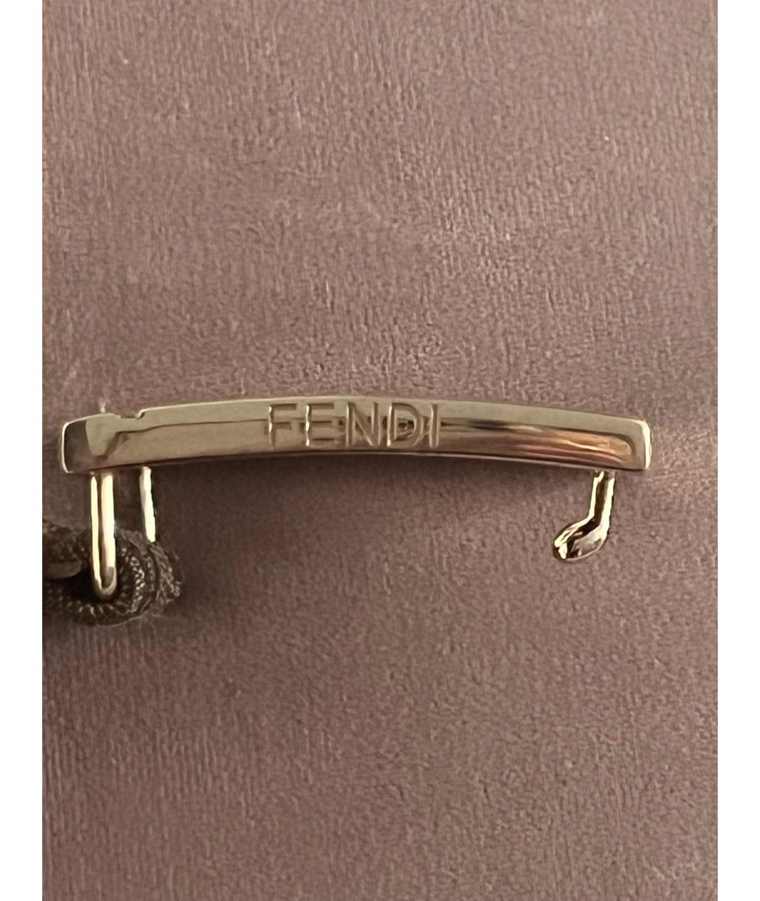 FENDI Коричневый кожаный ремень, фото 5