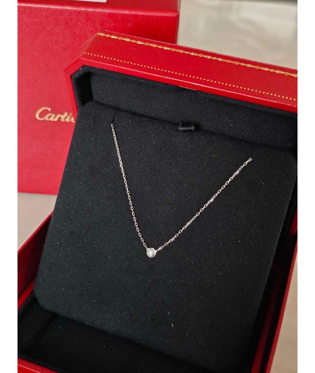 CARTIER Белое колье из белого золота, фото 5