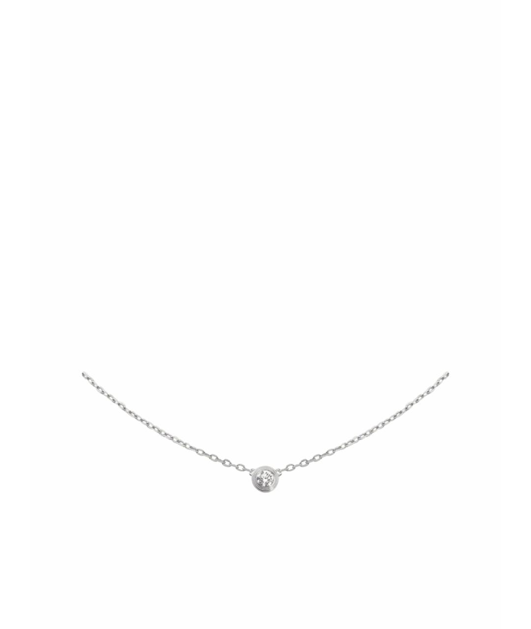 CARTIER Белое колье из белого золота, фото 1