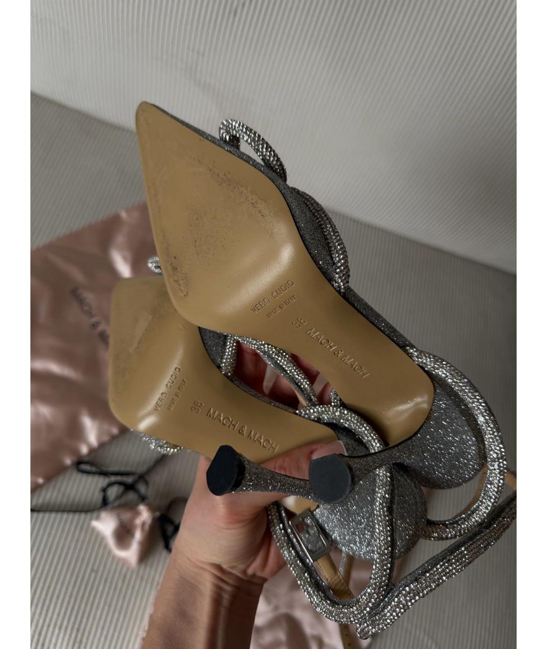 MACH&MACH Серебряные туфли, фото 6