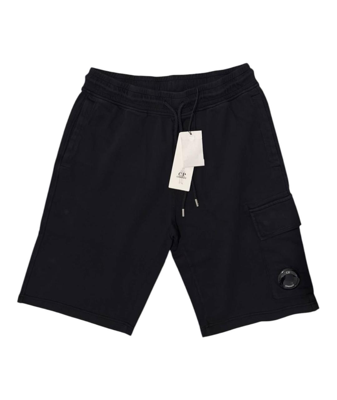 CP COMPANY Черные хлопковые шорты, фото 5