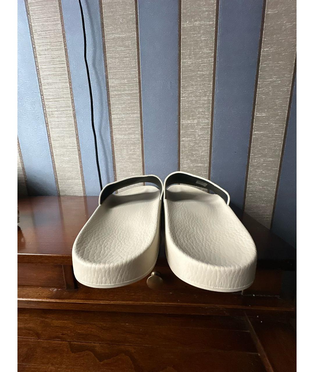 GUCCI Бежевые шлепанцы, фото 4