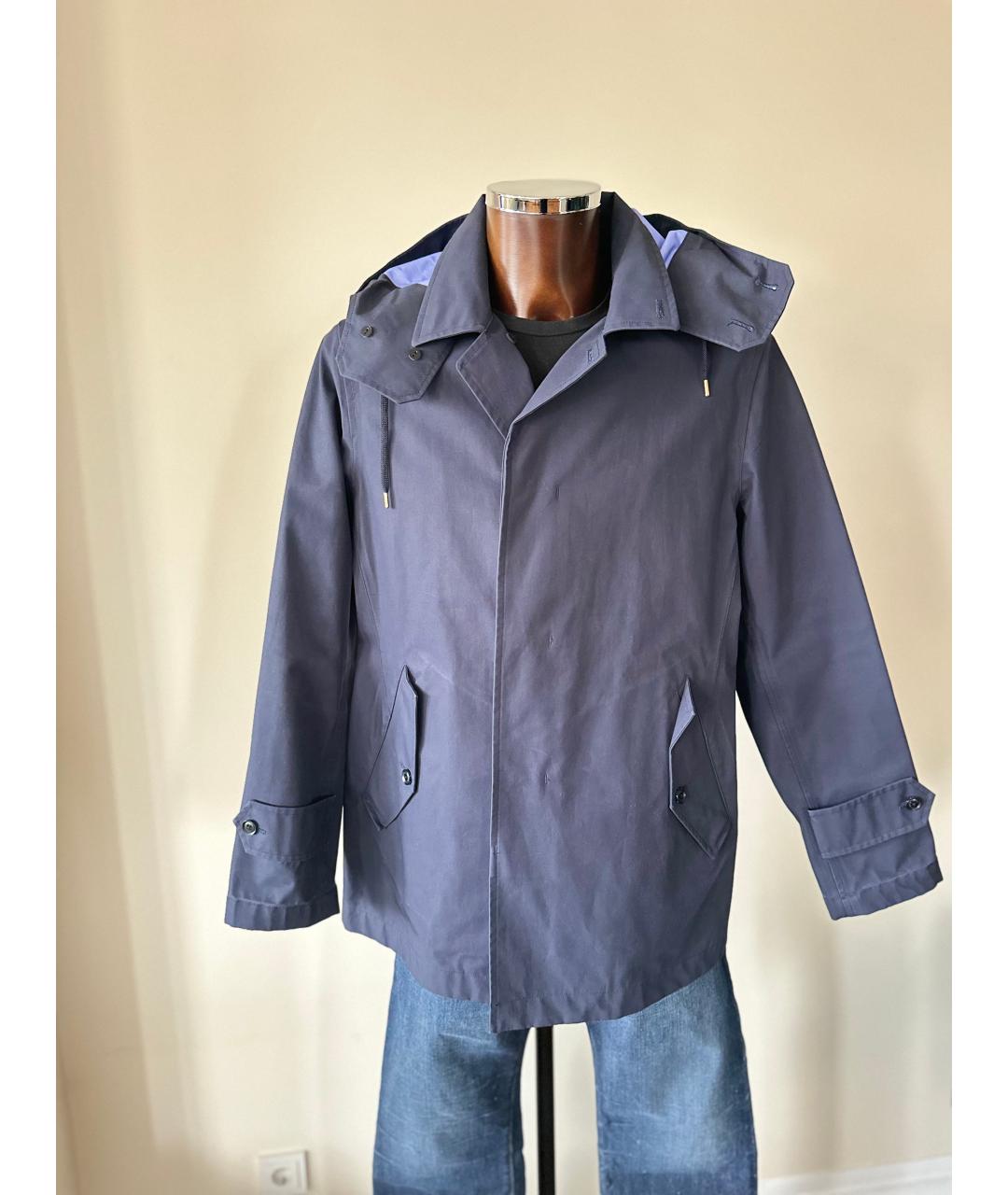 NANAMICA Синий полиамидовый тренч / плащ, фото 8