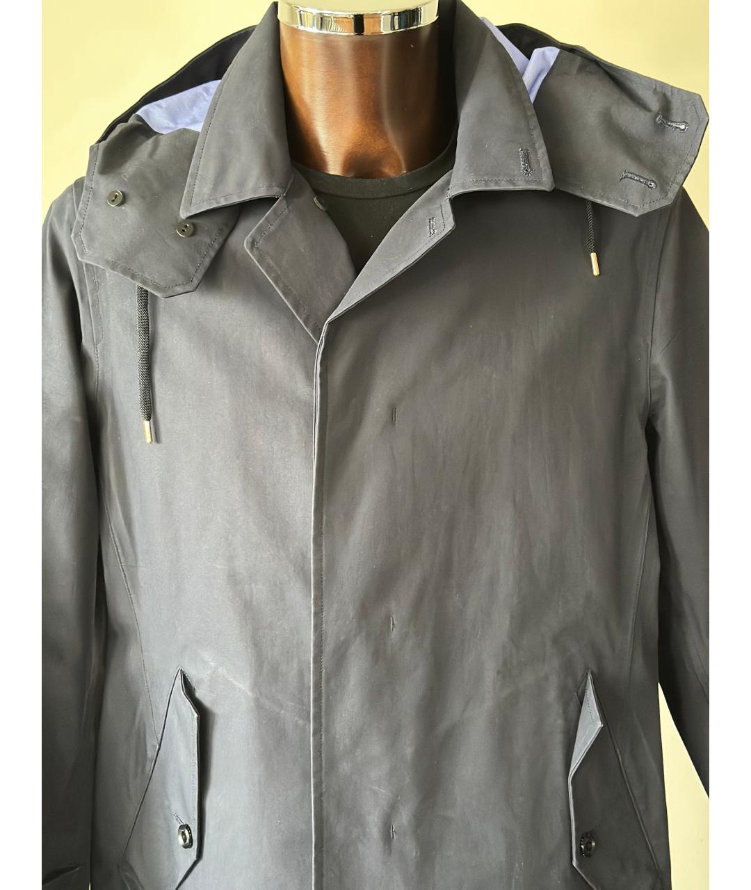 NANAMICA Синий полиамидовый тренч / плащ, фото 4