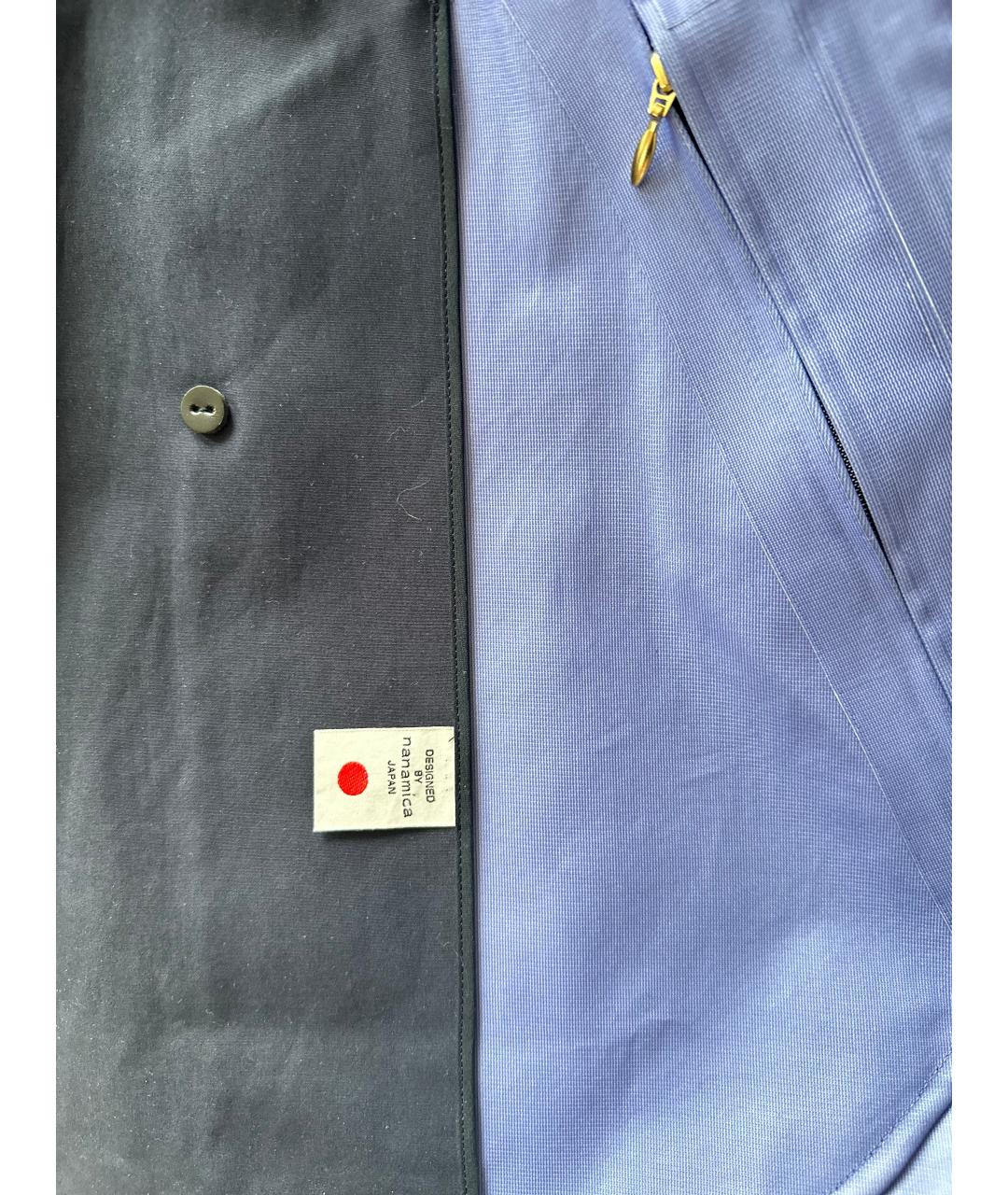 NANAMICA Синий полиамидовый тренч / плащ, фото 5