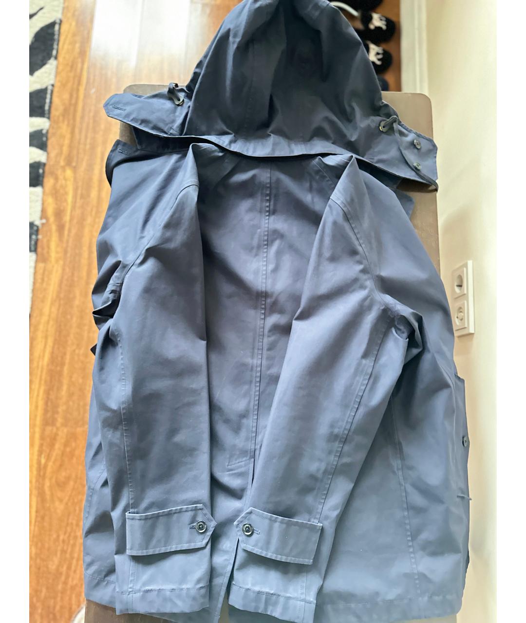 NANAMICA Синий полиамидовый тренч / плащ, фото 2