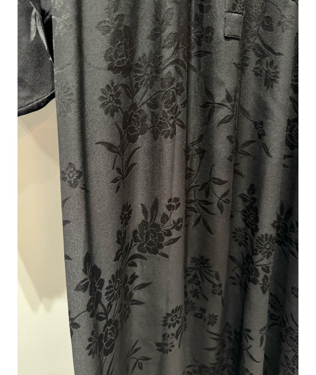 CELINE Черное шелковое коктейльное платье, фото 2