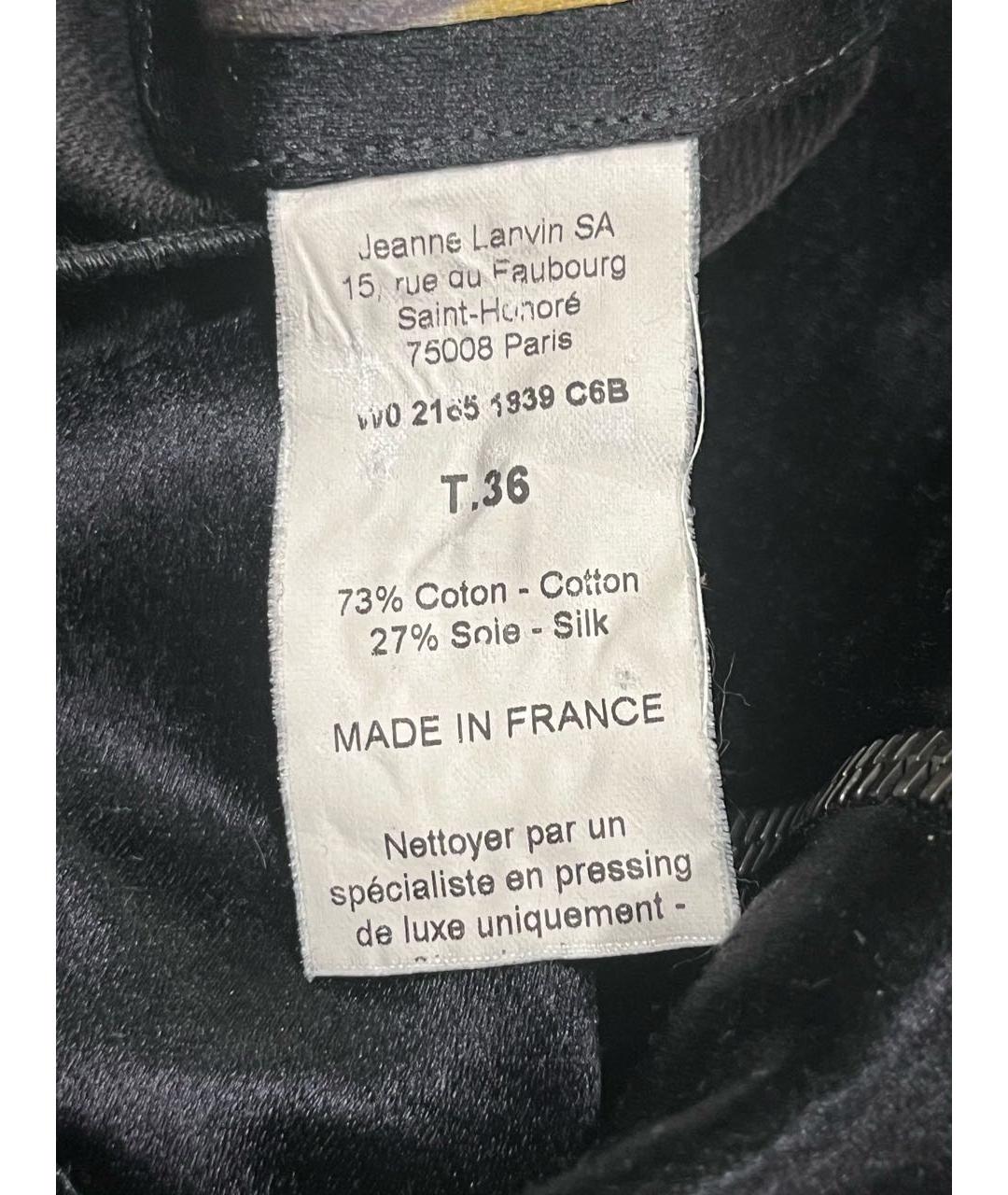 LANVIN Желтое шелковое коктейльное платье, фото 5